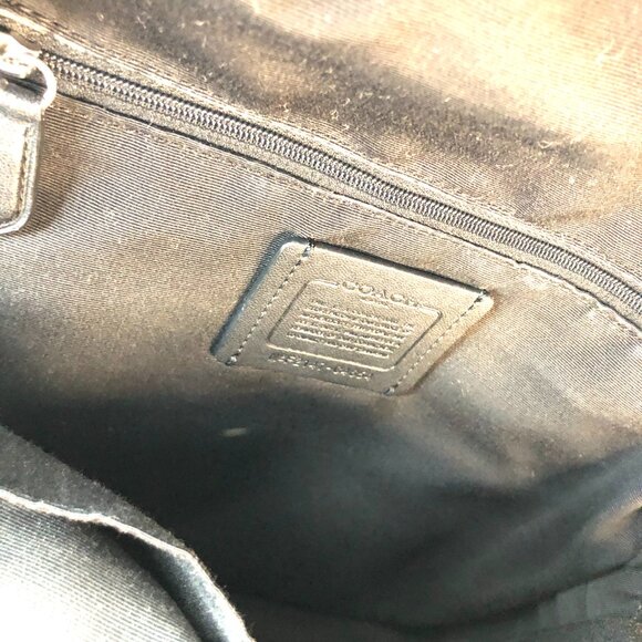 Authentic Coach Court Backpack in Black Nylon & Refined Pebble Leather AUTHENTIC - Picture 13 of 16